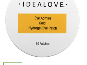 iherb推薦2022-Idealove Eye Admire 黃金水凝膠眼膜 60 片 ￥10.60 原價￥73 1.5折