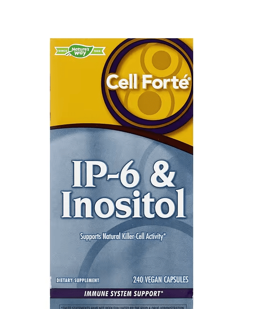 iherb推薦2024-Nature's Way Cell Forte深層抵抗健康IP-6和肌醇素膠囊 240粒 $40.29